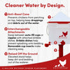 RentACoop 2 Gallon Chicken Waterer with 4 Auto-Fill Water Cups and 4 Horizontal nipples