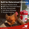 RentACoop Chick2Chicken 2.5lb BPA-Free Single-Port Feeder