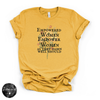 Empower Women Tee | Feminine Strength Graphic T-Shirt