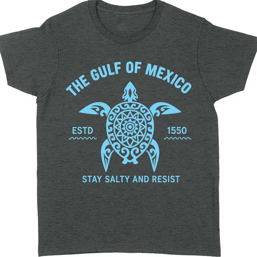 Gulf of Mexico Stay Salty Resistance Shirt, Resist Shirt, 8647 Anti Trump Shirt, Democrat Shirt, Democrat Gift Shirt - 682168