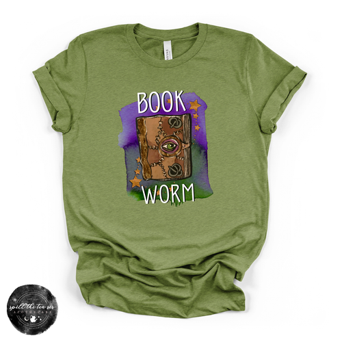 Book Worm Tee | Cute Book Lover Graphic T-Shirt