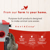 RentACoop Flock Feeder 65 lb - Large Capacity, Weatherproof Metal 6-Port Feeder for Adult Chickens, Turkeys, Ducks, and More