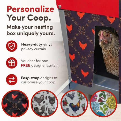 RentACoop Roll-Out Reversible Nesting Box Efficiency - One Compartment