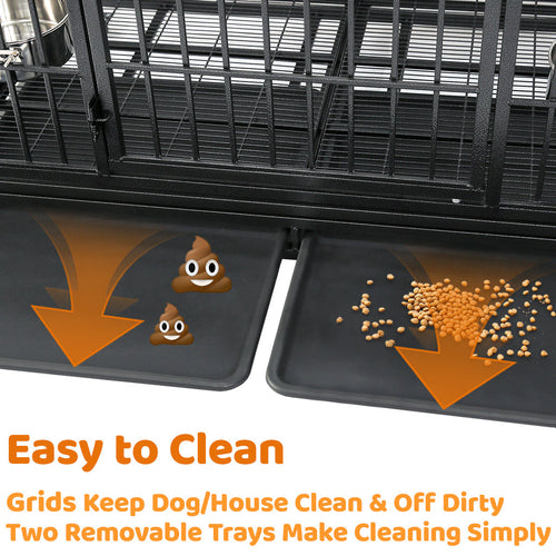 48 Heavy Duty Dog Cage for XL/XXL Dogs 481D