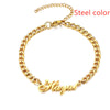 Personalized Creative Stainless Steel Custom Cut Name Bracelet