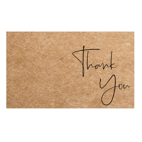 English Holiday Thank You Simple And DIY Creative Greeting Card