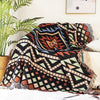 Geometric Double-sided Knitted Sofa Blanket