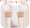 Disposable Tableware Set For Paper Plate Table