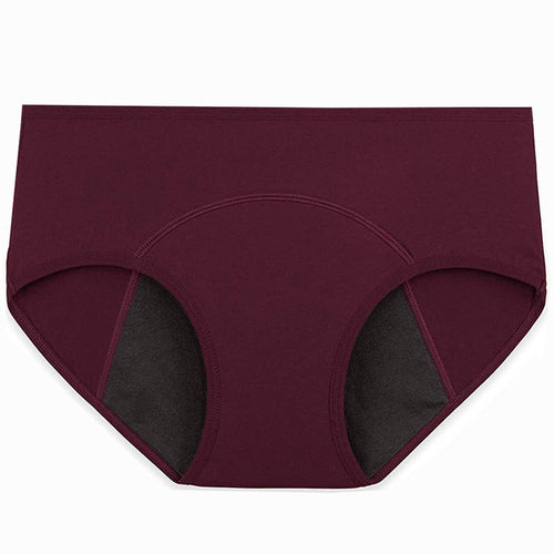 Plus Size Women's Menstrual Underwear C-section Recovery Low Waist