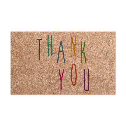 English Holiday Thank You Simple And DIY Creative Greeting Card