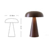 Creative Retro European Bar Table Lamp Rechargeable Dining Table Small Night Lamp