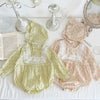 Baby Girl Triangle Jumpsuit Harness Long-sleeved Package Farting Clothes
