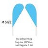 Custom Water Drop Flag Feather Flag Advertisement
