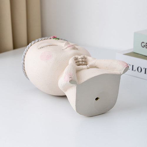 Love Succulent Girl Flower Pot