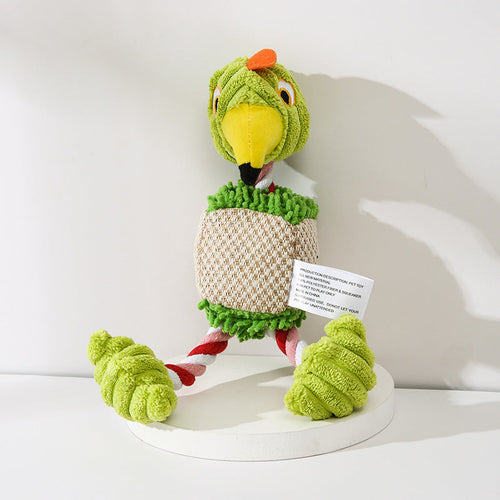 Squeaky Donkey Plush Dog Toy