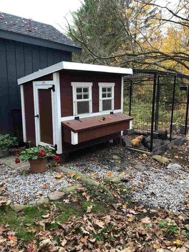 Walk-In 8 ft. Chicken Run (6'6W x 7'6L x 6'3H)