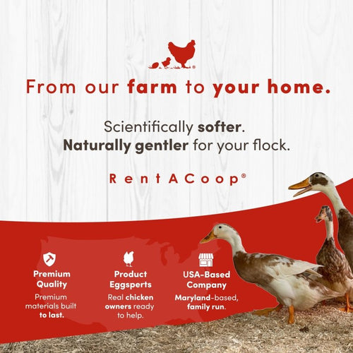 RentACoop Premium Hemp Bedding for Chickens, Rabbits, Horses - 300L (30lbs)