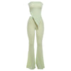 Tube Top High Waist Slim-fit Pants Suit Women