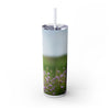 Skinny Tumbler with Straw – 20 oz Stainless Steel Cup