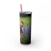 Skinny Tumbler with Straw – 20 oz Stainless Steel Cup