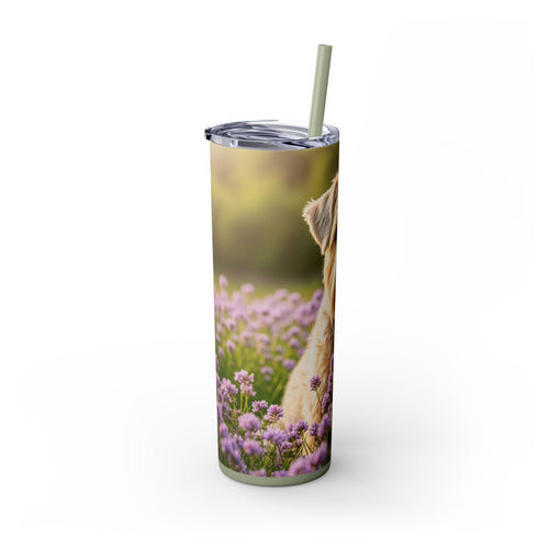 Skinny Tumbler with Straw – 20 oz Stainless Steel Cup