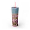 Skinny Tumbler with Straw – 20 oz Stainless Steel Cup
