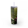 Skinny Tumbler with Straw – 20 oz Stainless Steel Cup