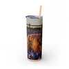 Skinny Tumbler with Straw – 20 oz Stainless Steel Cup