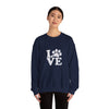 Love Paw Print Sweatshirt Sizes Small - 4XL (8 colors)
