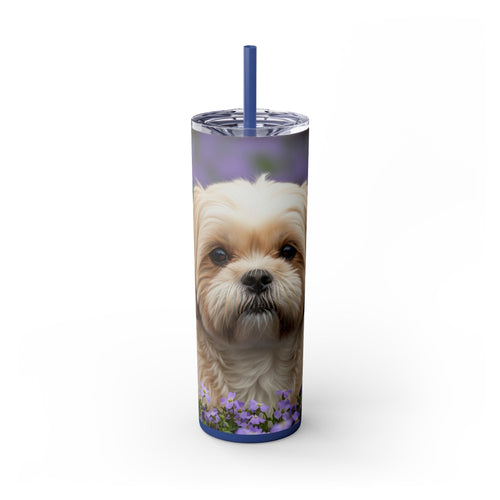 Skinny Tumbler with Straw – 20 oz Stainless Steel Cup
