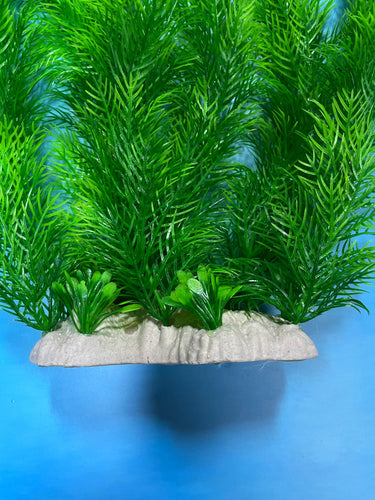 Artificial Aquarium Plant for Fish Tanks, LARGE aquarium plastic plant, 21 TALL