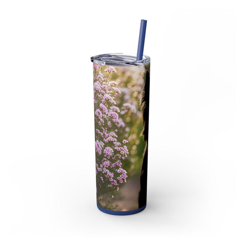 Skinny Tumbler with Straw – 20 oz Stainless Steel Cup