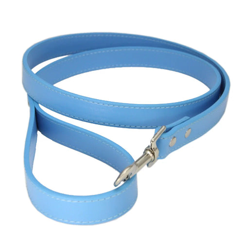Classic Leather Dog Leash – Soft Vegan Leather Everyday Walking Lead