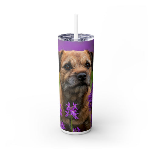 Skinny Tumbler with Straw – 20 oz Stainless Steel Cup