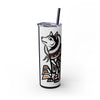 Skinny Tumbler with Straw – 20 oz Stainless Steel Cup
