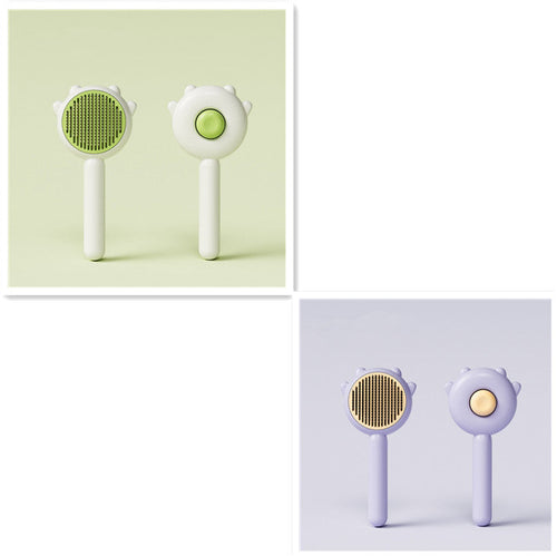 Cat Comb Massager One Tap Fur Punch Out Feature
