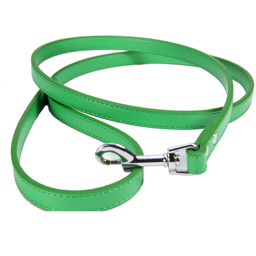 Classic Leather Dog Leash – Soft Vegan Leather Everyday Walking Lead