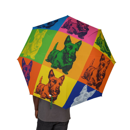 48 Semi-Automatic Umbrella – Windproof Large Travel Rain Umbrella