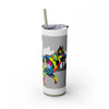 Skinny Tumbler with Straw – 20 oz Stainless Steel Cup