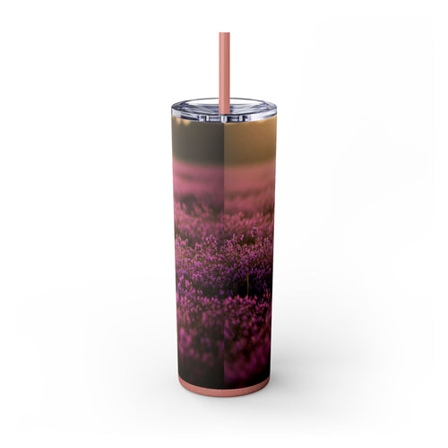 Skinny Tumbler with Straw – 20 oz Stainless Steel Cup