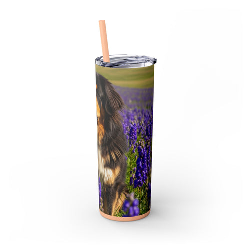 Skinny Tumbler with Straw – 20 oz Stainless Steel Cup