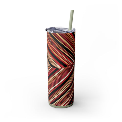Skinny Tumbler with Straw – 20 oz Stainless Steel Cup
