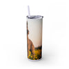 Skinny Tumbler with Straw – 20 oz Stainless Steel Cup
