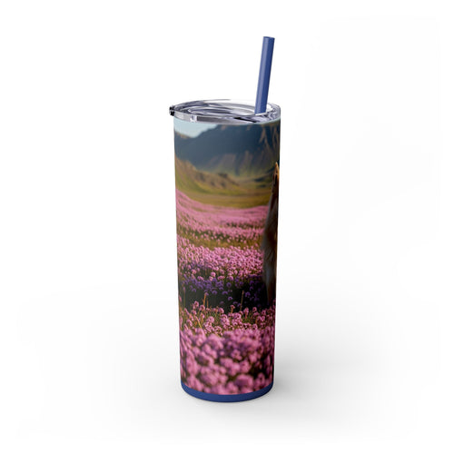 Skinny Tumbler with Straw – 20 oz Stainless Steel Cup