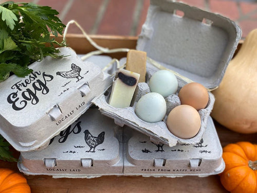 Split-Apart Egg Cartons - Securely Holds 6 or 12 Extra Large Eggs