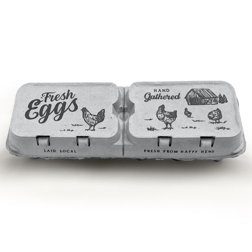 Split-Apart Egg Cartons - Securely Holds 6 or 12 Extra Large Eggs