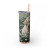 Skinny Tumbler with Straw – 20 oz Stainless Steel Cup