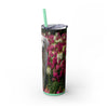 Skinny Tumbler with Straw – 20 oz Stainless Steel Cup