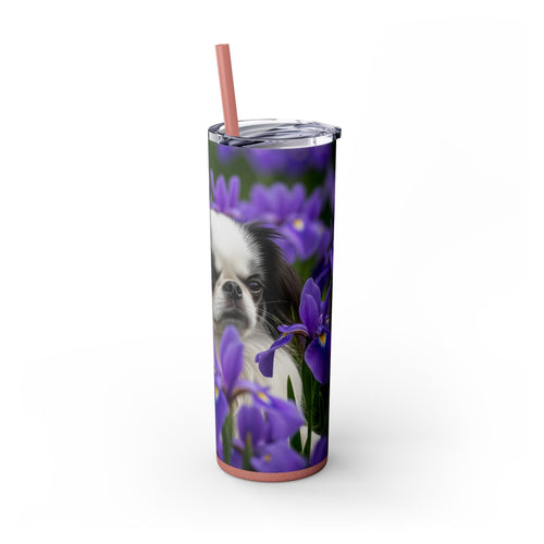 Skinny Tumbler with Straw – 20 oz Stainless Steel Cup