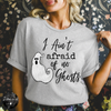 Ain't Afraid of No Ghosts Tee | Funny Halloween Ghost Graphic T-Shirt